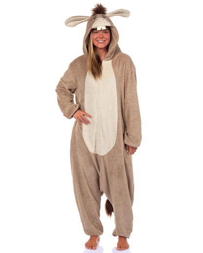 Shrek Donkey Costume Kigurumi Union Suit Adult Onesie Pajama Outfit XXS/XS