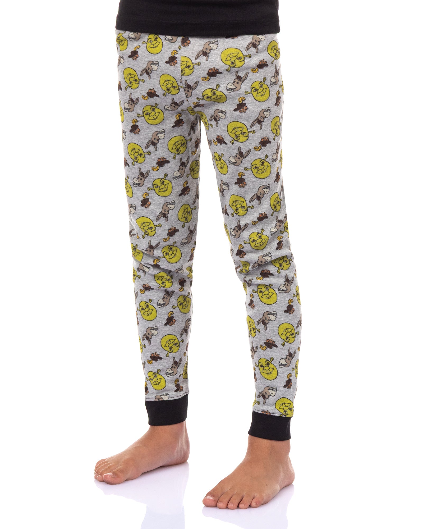 Shrek Pajamas Boys' Best Friends 2-Piece Tight Fit Lounge Sleep Set