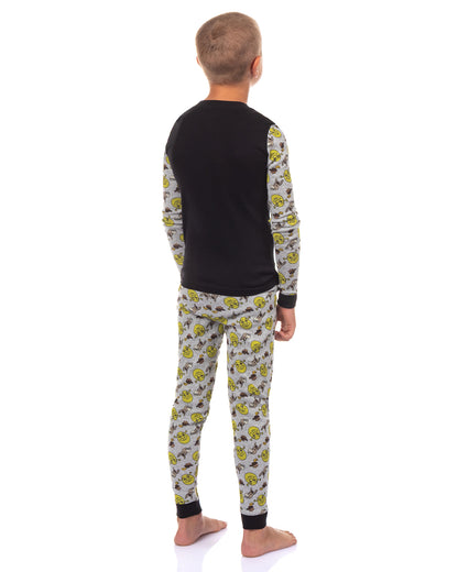 Shrek Pajamas Boys' Best Friends 2-Piece Tight Fit Lounge Sleep Set