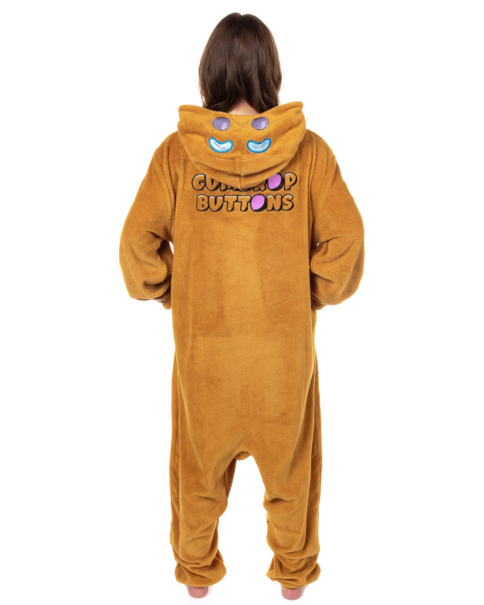 Shrek Union Suit Men's Kigurumi Gingy One Piece Hooded Costume Pajama (S/M)