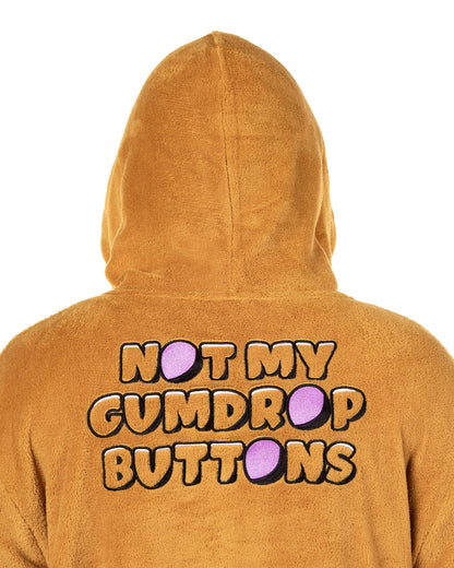 Shrek Union Suit Men's Kigurumi Gingy One Piece Hooded Costume Pajama (2XL/3XL)