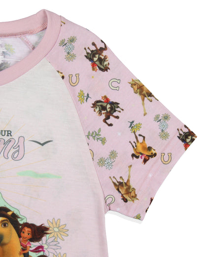 Girls' Spirit Untamed Movie Believe In Your Dreams Nightgown Sleep Pajama
