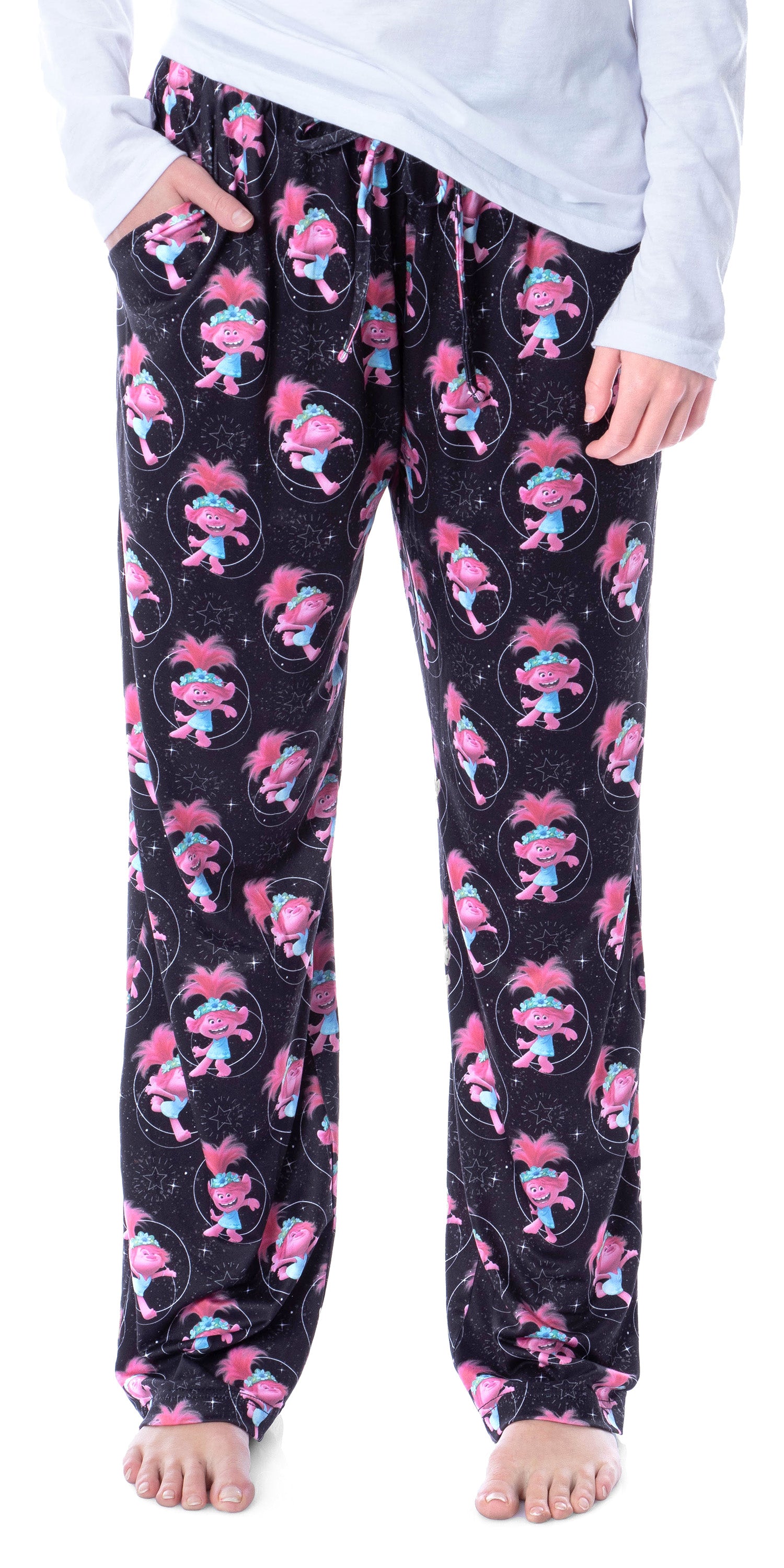 Barbie Women's Pink Title Logo Sleep Jogger Pajama Pants For Adults – PJammy