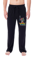 Voltron Mens' Classic TV Series Show Defender Of The Universe Title Logo '80s Character Sleep Pajama Pants