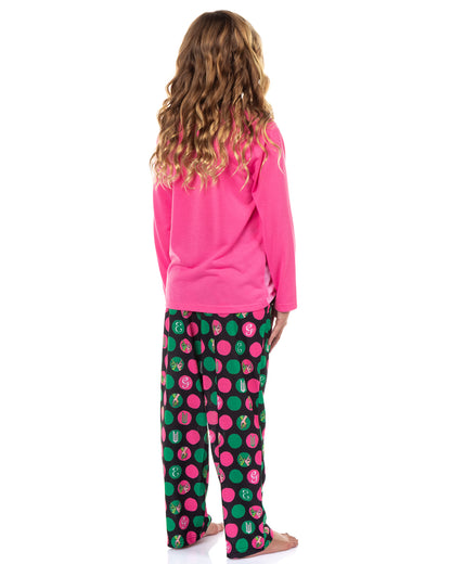 Wicked Pajamas Girls' Elphaba And Glinda We're Unlimited Pajama Set