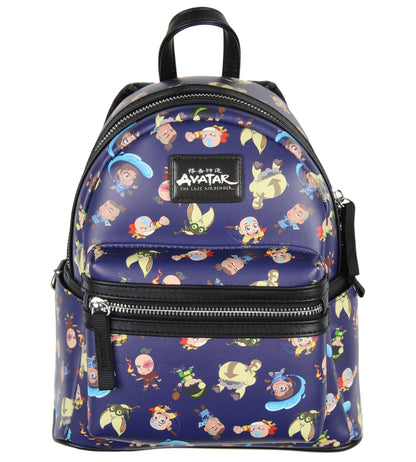 Nickelodeon Chibi Avatar The Last Airbender Characters Aang Zuko Mini Backpack