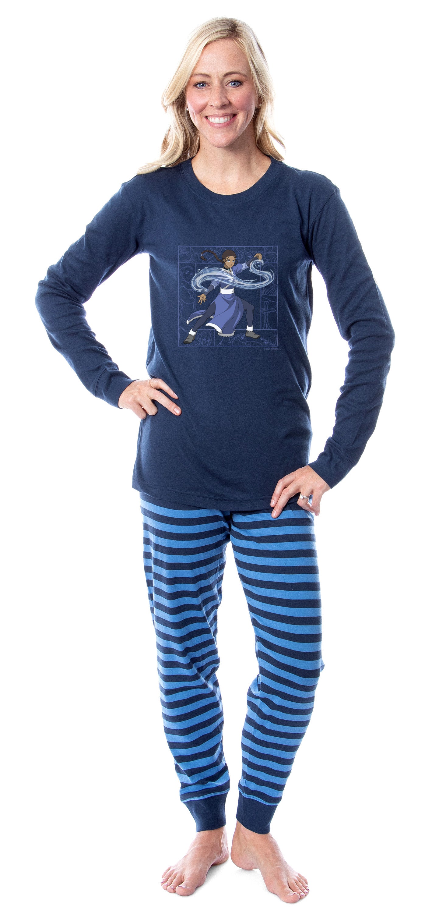 Avatar: The Last Airbender Katara 2 Piece Long Sleeve Pajama Set
