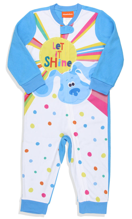 Nickelodeon Toddler Boys' Blue's Clues Union Suit Footless Sleep Pajama