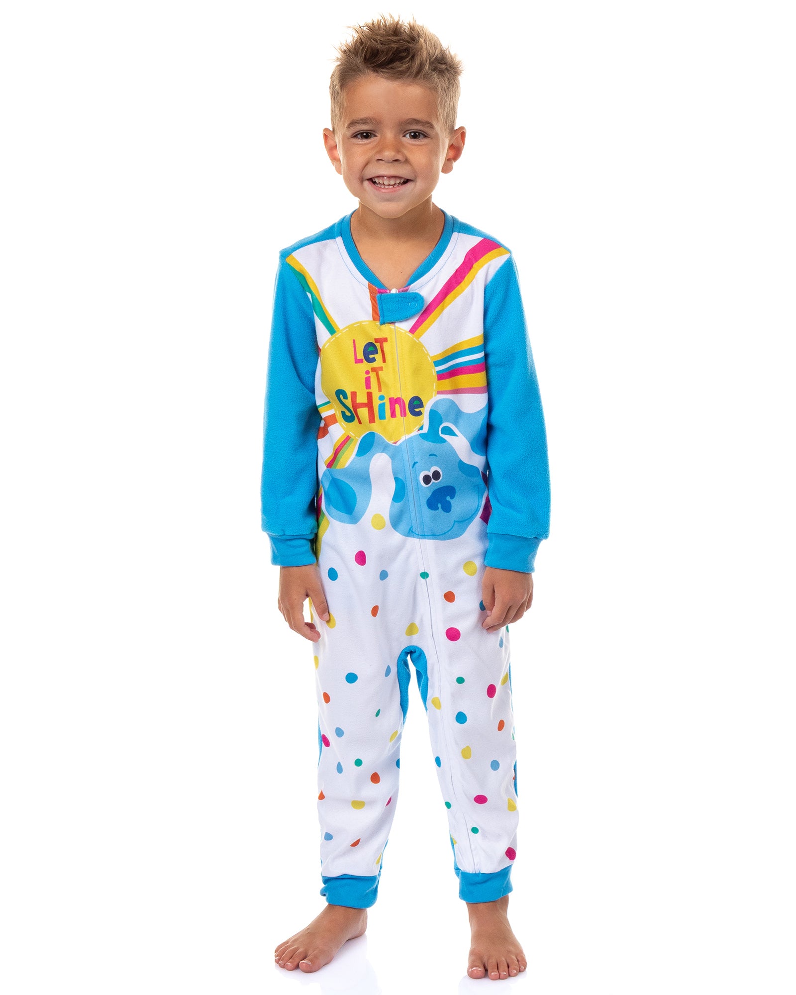 Nickelodeon Toddler Boys' Blue's Clues Union Suit Footless Sleep Pajama