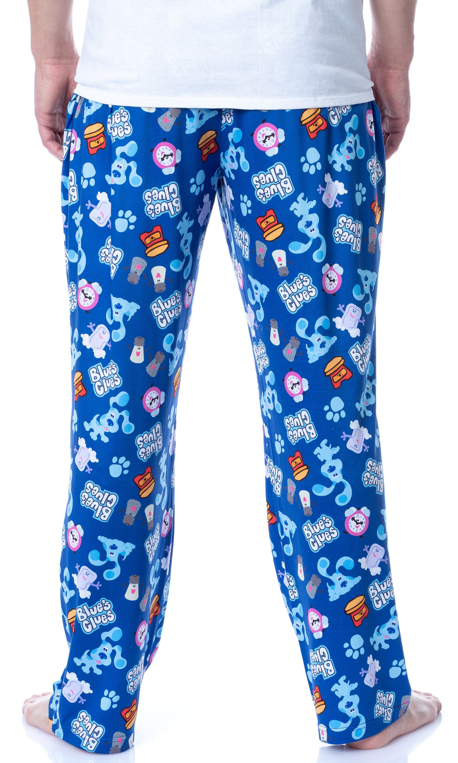 Nickelodeon Mens' Blue's Clues  Tossed Print Sleep Pajama Pants (XXX-Large)