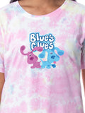 Nickelodeon Blue's Clues Womens' Magenta Nightgown Sleep Pajama Shirt