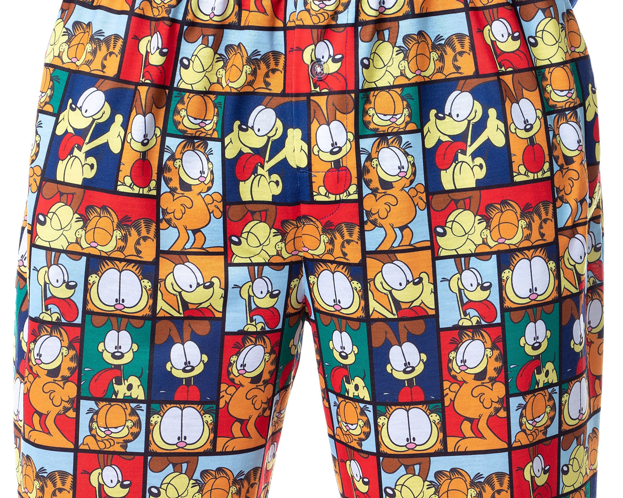 Nickelodeon Mens' Garfield Odie Comic Strip Chill Out Sleep Pajama Set