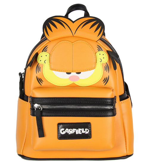 Nickelodeon Classic Comic Character Face Garfield Zippered Mini Backpack Bag