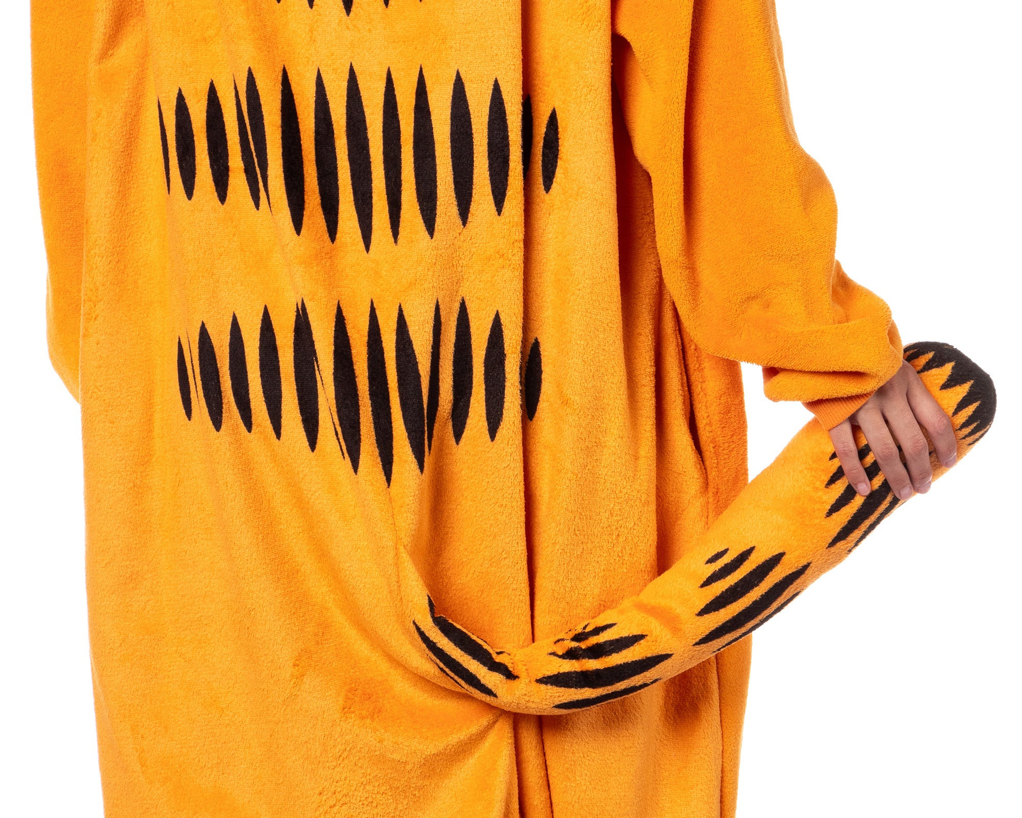 Garfield Mens' Character Hooded Union Suit Costume Kigurumi Pajama