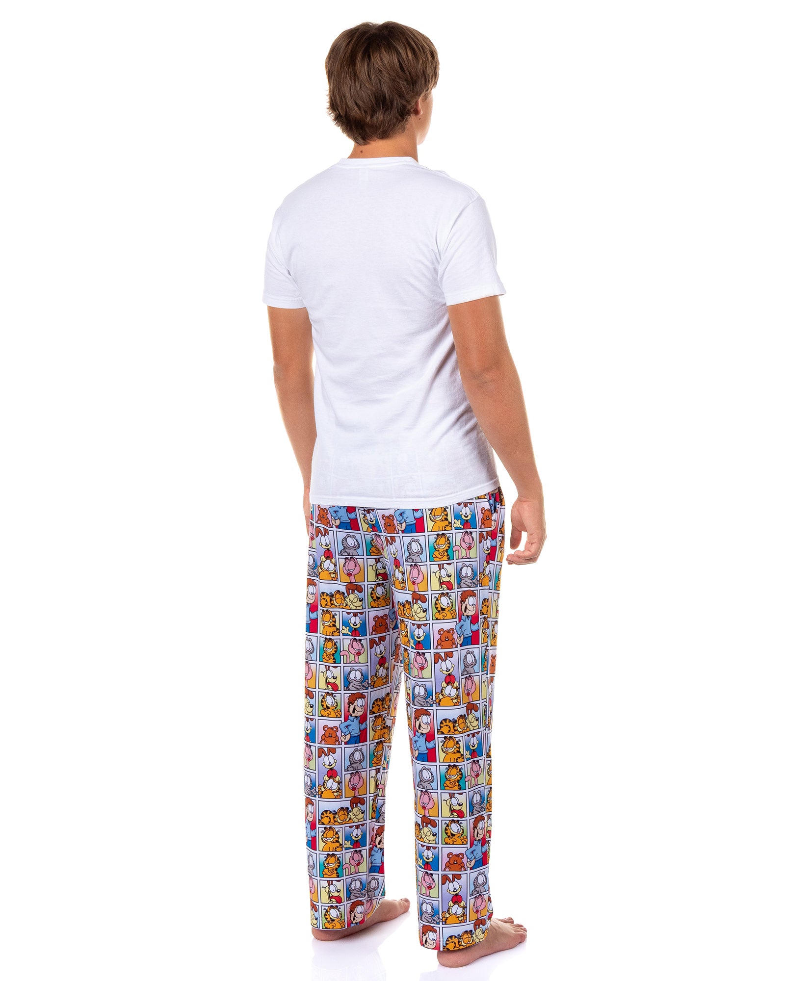 Garfield Pajamas Men's Character Comic Squares Lounge Sleep PJ Pants