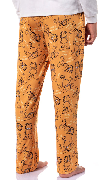 Garfield Men's I Don't Think So Tossed Print Sleep Pajama Pants For Adults