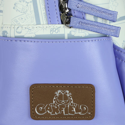 Garfield The Cat 11" Mini Backpack Odie & Jon Faux-Leather Small Bag Purse