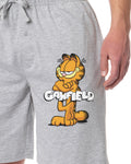 Garfield Comic Mens' Smug Cat Pose Sleep Soft Pajama Shorts For Adults