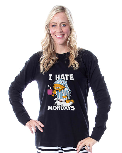 Garfield I Hate Mondays Pajamas Men's Tight Fit Sleep Set