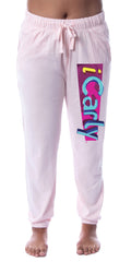 Nickelodeon ICarly Women's Television Series Logo Sleep Jogger Pajama Pants