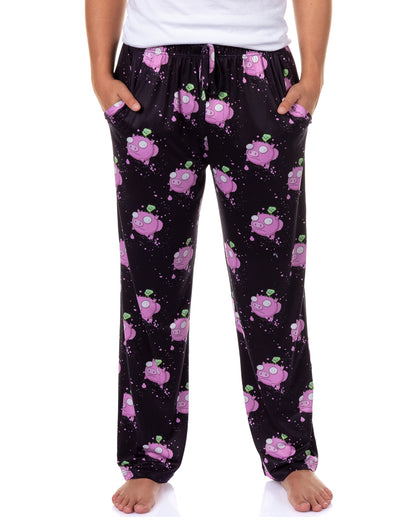 Invader Zim Pajamas Men's Flying Pigs Lounge Sleep PJ Pants