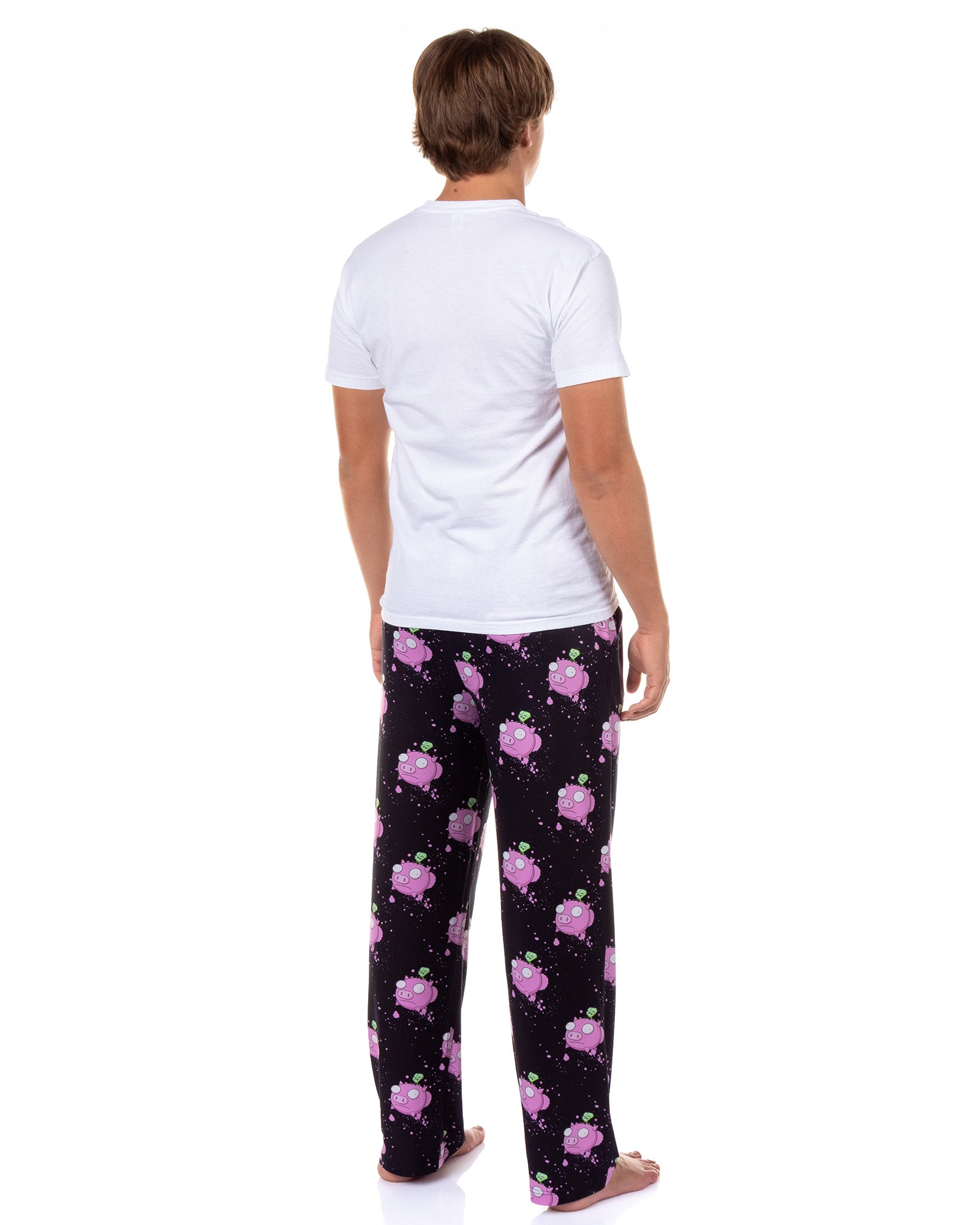 Invader Zim Pajamas Men's Flying Pigs Lounge Sleep PJ Pants