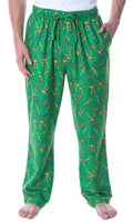Nickelodeon Men's Teenage Mutant Ninja Turtles TMNT Allover Loungewear Sleep Bottoms Pajama Pants