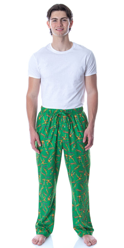 Nickelodeon Men's Teenage Mutant Ninja Turtles TMNT Loungewear Pajama Pants (SM)