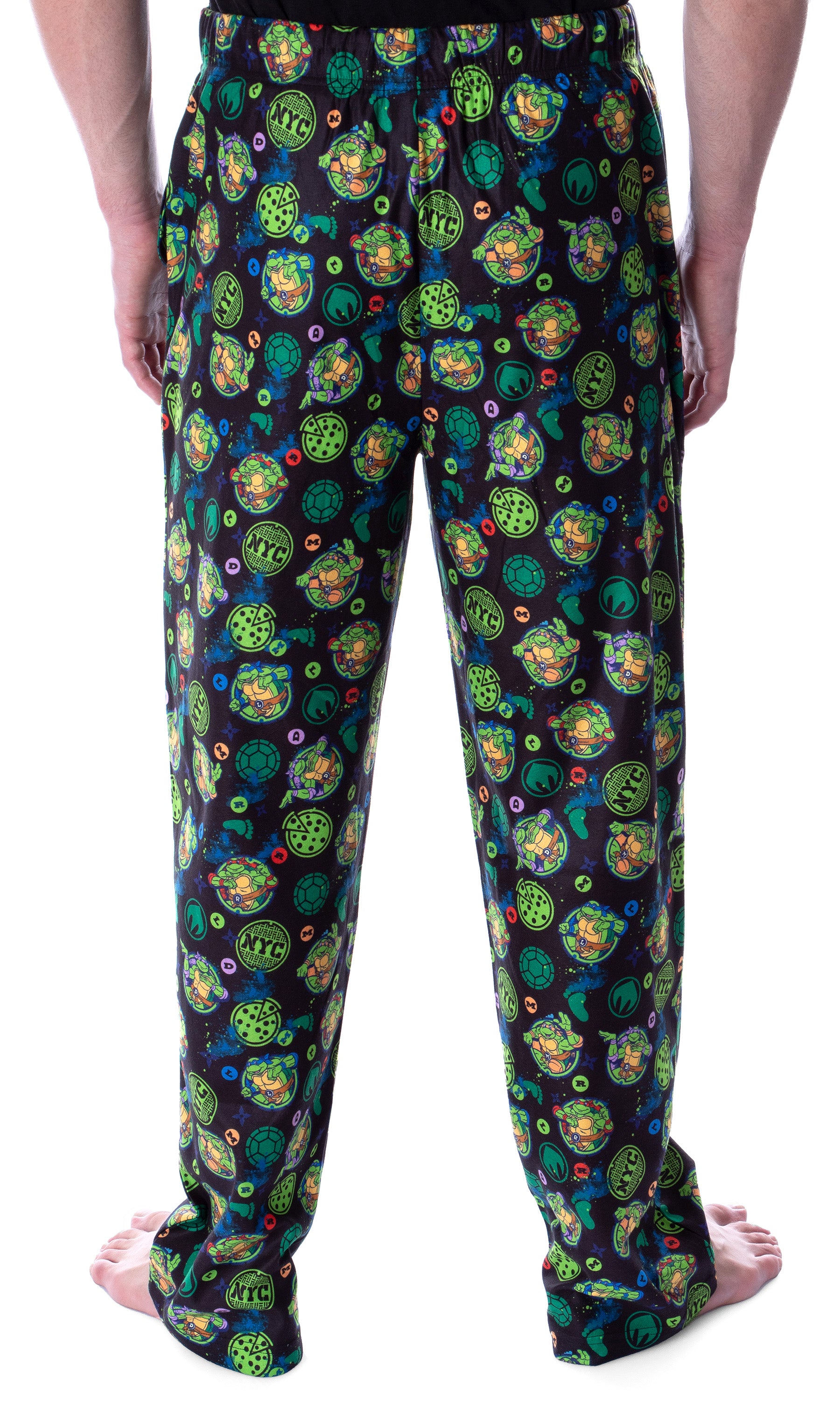 Nickelodeon Men's Teenage Mutant Ninja Turtles TMNT Character Pajama Pants (2XL)