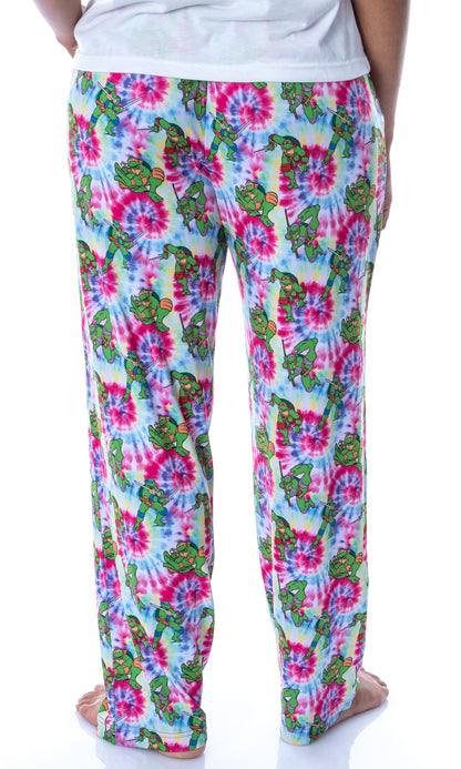 Nickelodeon Womens' Teenage Mutant Ninja Turtles Tie Dye Pajama Pants