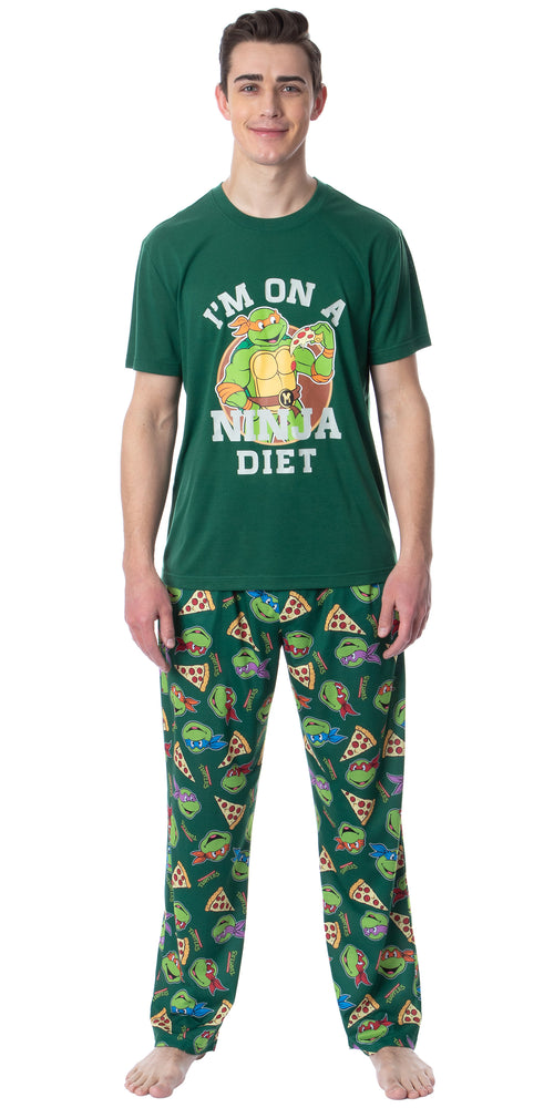 Teenage Mutant Ninja Turtles Mens' Ninja Diet Sleep Pajama Set