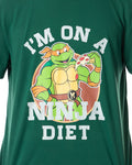 Teenage Mutant Ninja Turtles Mens' Ninja Diet Sleep Pajama Set