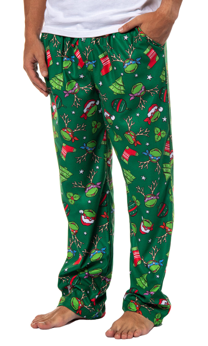 Teenage Mutant Ninja Turtles Mens' Christmas Characters Sleep Pajama Pants