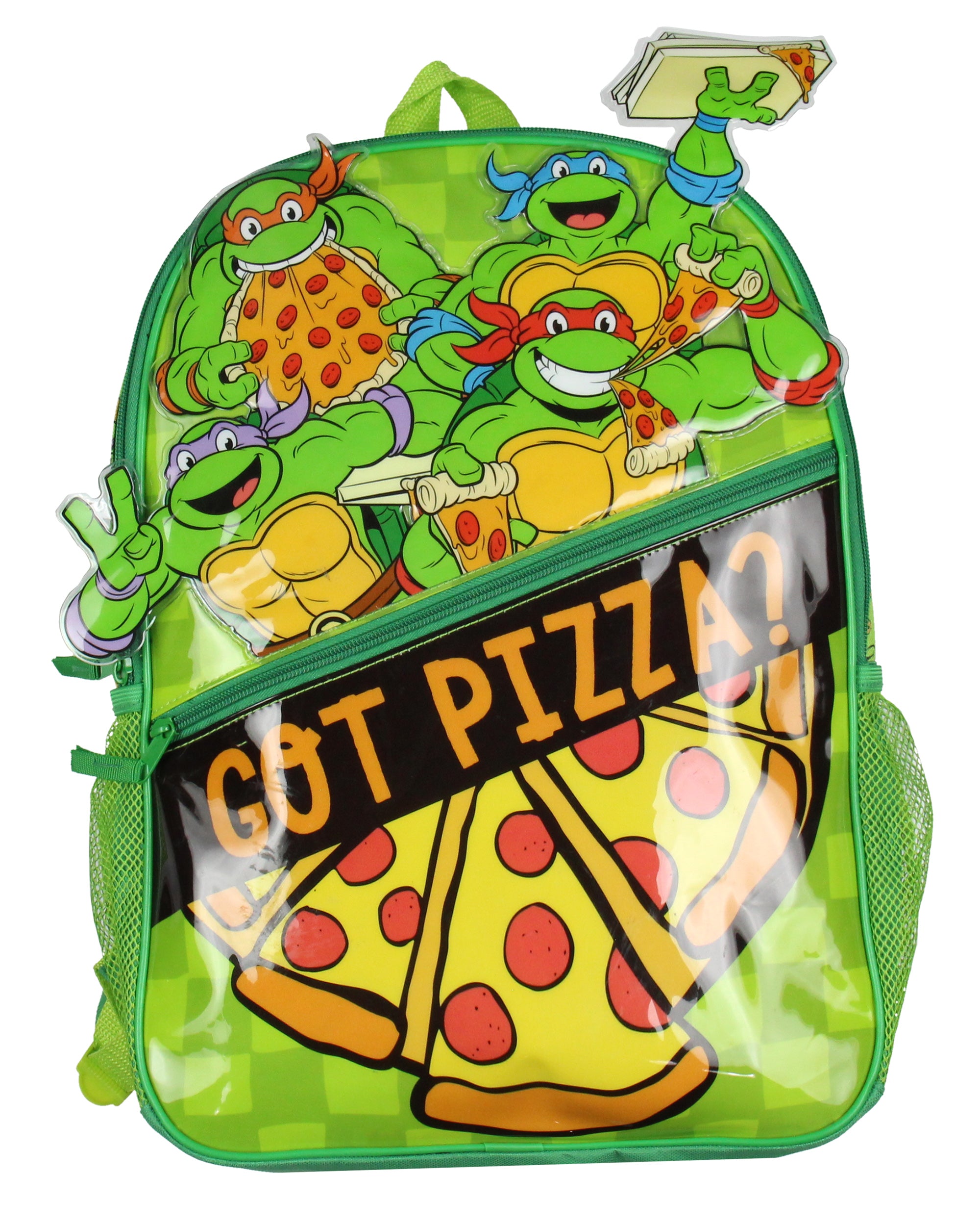 Teenage Mutant Ninja Turtles TMNT Travel School Dual Compartment Backpack For Daily Use