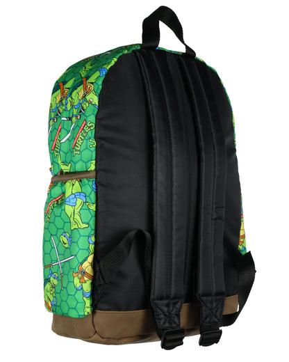 TMNT Backpack Nickelodeon Teenage Mutant Ninja Turtles Mayhem Character Kids School Bookbag