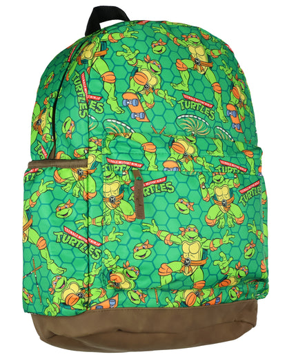 TMNT Backpack Nickelodeon Teenage Mutant Ninja Turtles Mayhem Character Kids School Bookbag