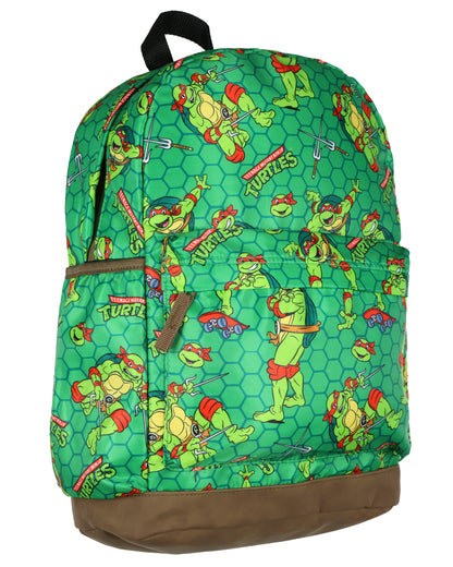 TMNT Backpack Nickelodeon Teenage Mutant Ninja Turtles Mayhem Character Kids School Bookbag