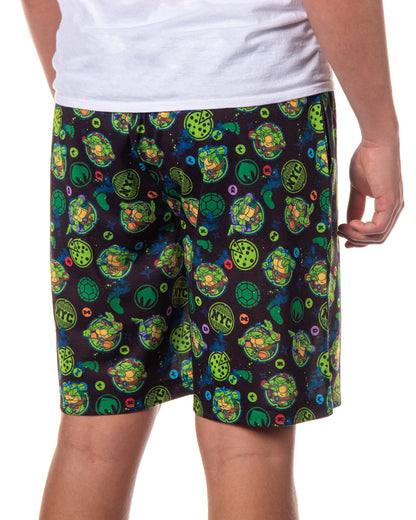 Teenage Mutant Ninja Turtles Pajama Shorts TMNT Men's NYC Lounge Bottoms