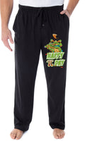 Teenage Mutant Ninja Turtle Men's Happy Pi Day Pizza Loungewear Pajama Pants