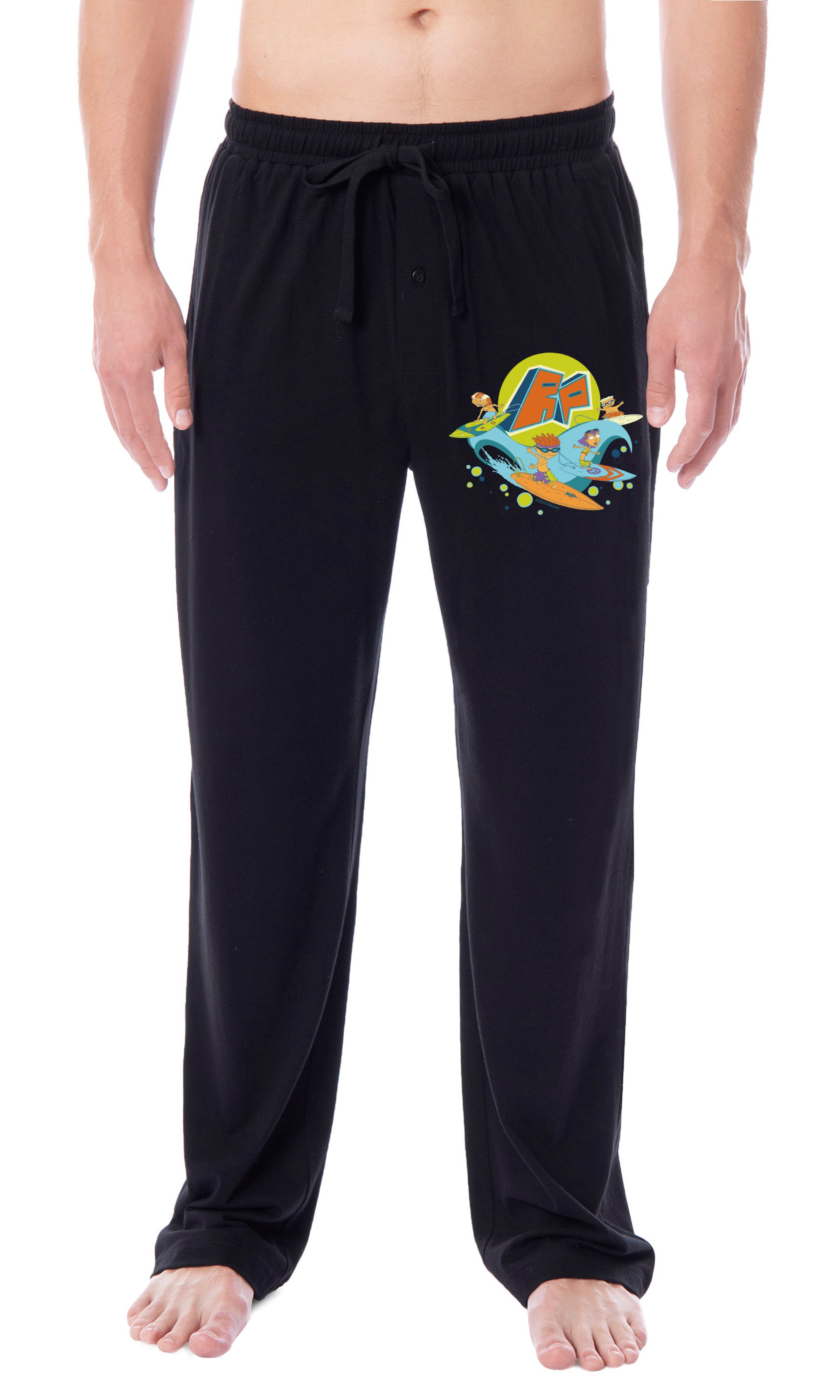 Nickelodeon Mens' Rocket Power Surfs Up Otto Regina Maurice Sam Pajama Pants