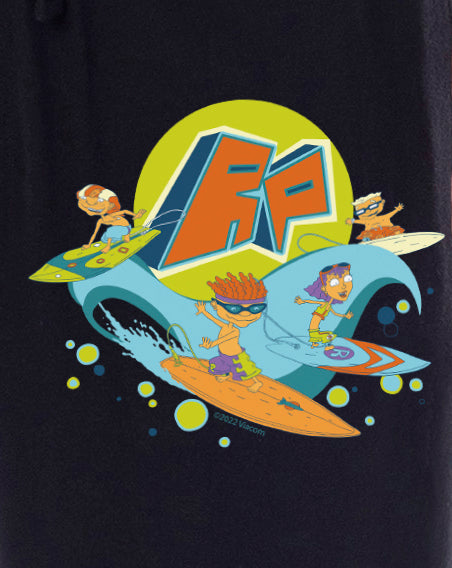 Nickelodeon Mens' Rocket Power Surfs Up Otto Regina Maurice Sam Pajama Pants