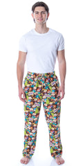Nickelodeon Men's Rugrats Character Mashup Adult Loungewear Sleep Bottoms Pajama Pants