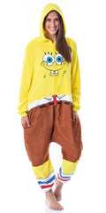 Nickelodeon Mens' SpongeBob SquarePants Character Union Suit Costume Sleep Pajama