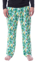 Nickelodeon Mens' SpongeBob SquarePants Tropical Delight Lounge Pajama Pants