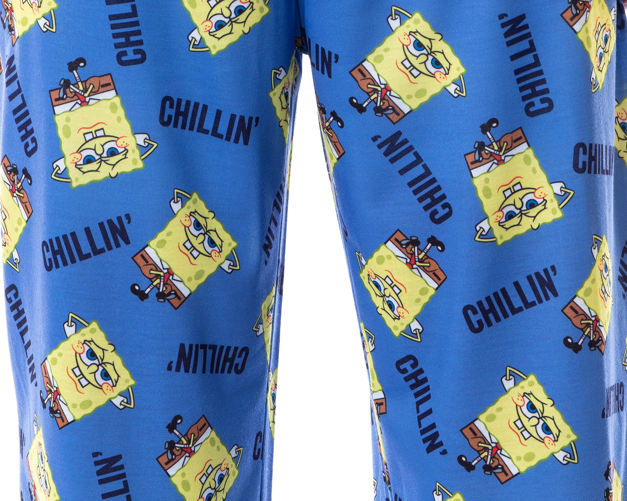 Nickelodeon SpongeBob SquarePants Mens' Chillin' Sleep Pajama Set (XXX-Large)
