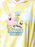 Spongebob Squarepants Tie Dye Womens' Pajama Loungewear Hooded Jogger Set