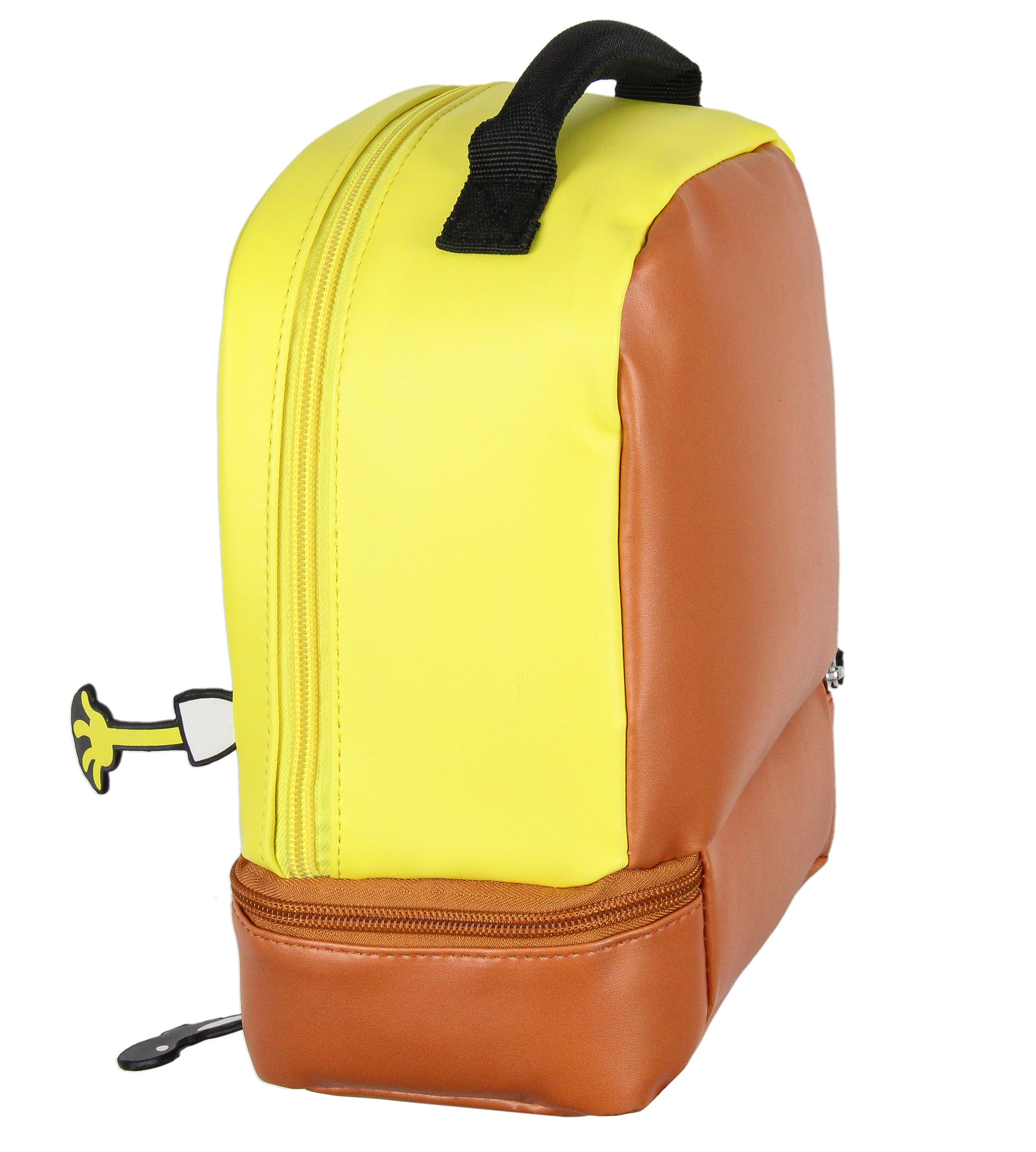 Nickelodeon SpongeBob SquarePants Character Face Dual Compartment Lunch Box Bag
