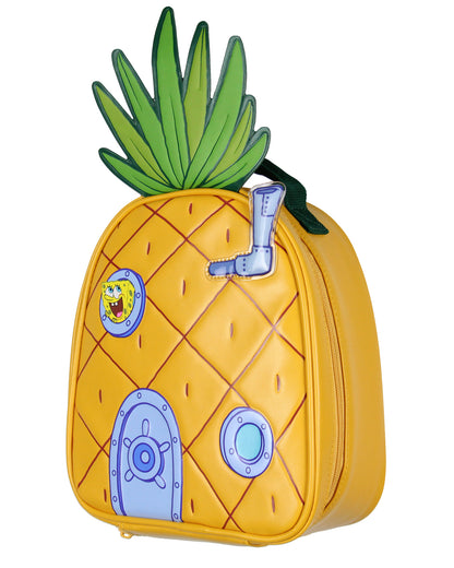 SpongeBob SquarePants Pineapple Under Sea Shaped Insulated Lunch Box Bag Tote