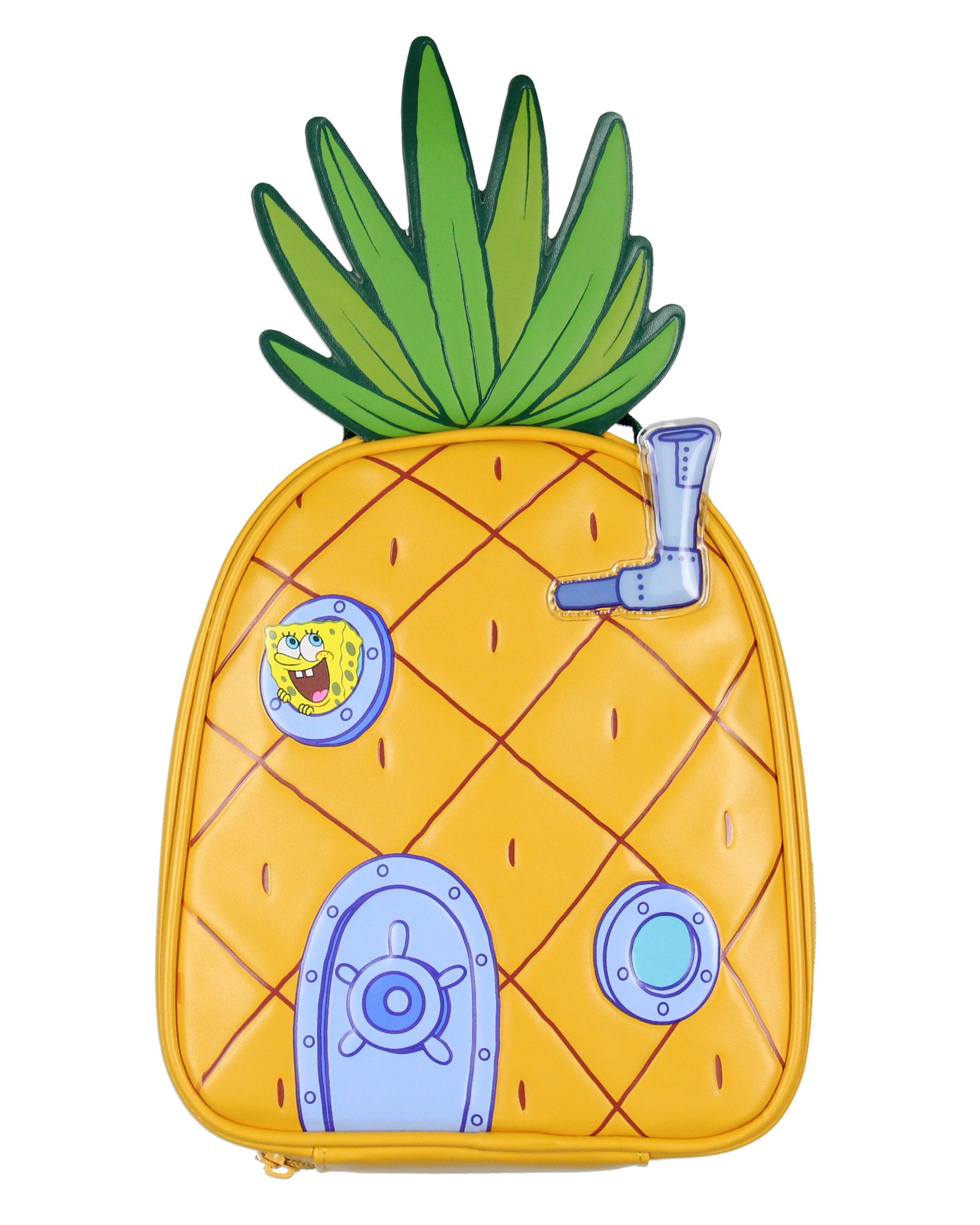 SpongeBob SquarePants Pineapple Under Sea Shaped Insulated Lunch Box Bag Tote