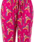 SpongeBob SquarePants Women's Patrick Rainbow Tossed Print Sleep Pajama Pants For Adults